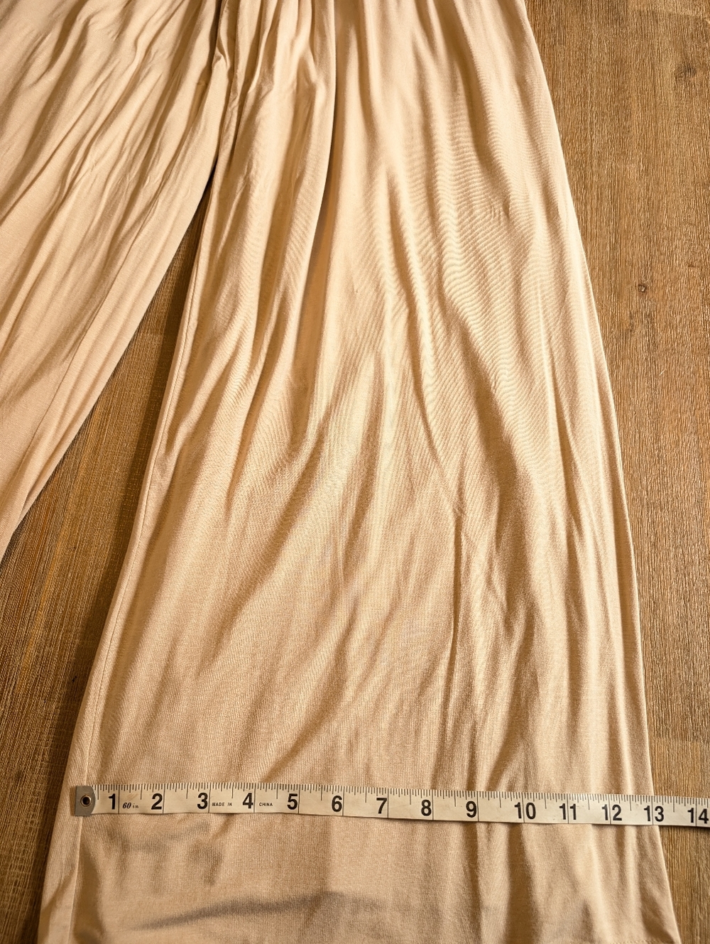 JLUXLABEL Tan Beige Devyn Wide Leg Pleated Trousers Size S NWT - Picture 8 of 13